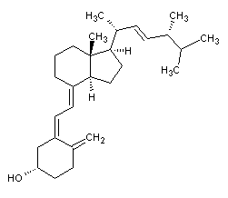 麥角骨化醇結(jié)構(gòu)式